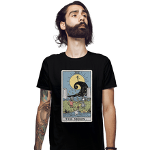 Load image into Gallery viewer, Shirts Fitted Shirts, Mens / Small / Black The Moon