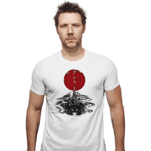 Load image into Gallery viewer, Shirts Fitted Shirts, Mens / Small / White Red Sun Alpha Predator