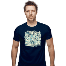 Load image into Gallery viewer, Shirts Fitted Shirts, Mens / Small / Navy Blade Resonance