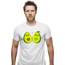 Load image into Gallery viewer, Shirts Fitted Shirts, Mens / Small / White Avocados Love