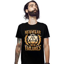 Load image into Gallery viewer, Secret_Shirts Fitted Shirts, Mens / Small / Black New Year More Failures