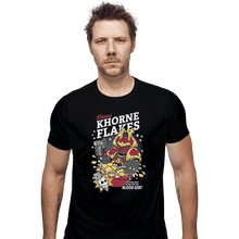 Load image into Gallery viewer, Shirts Fitted Shirts, Mens / Small / Black Chaos Khorne Flakes