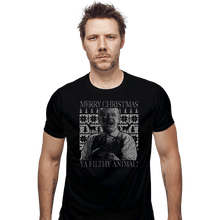 Load image into Gallery viewer, Shirts Fitted Shirts, Mens / Small / Black Ya Filthy Animal