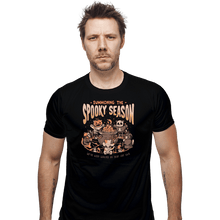 Load image into Gallery viewer, Daily_Deal_Shirts Fitted Shirts, Mens / Small / Black Summoning The Spooky Season