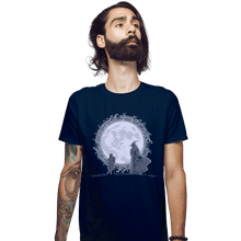 Load image into Gallery viewer, Shirts Fitted Shirts, Mens / Small / Navy The Adventure Begins