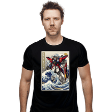 Load image into Gallery viewer, Daily_Deal_Shirts Fitted Shirts, Mens / Small / Black Wing Zero