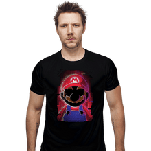 Load image into Gallery viewer, Secret_Shirts Fitted Shirts, Mens / Small / Black Mario Glitch