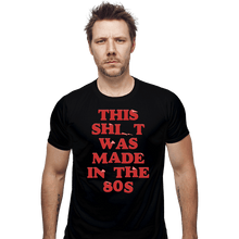 Load image into Gallery viewer, Secret_Shirts Fitted Shirts, Mens / Small / Black 80s Stuff