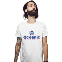 Load image into Gallery viewer, Secret_Shirts Fitted Shirts, Mens / Small / White Oceanic Airlines Sale