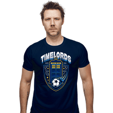 Load image into Gallery viewer, Shirts Fitted Shirts, Mens / Small / Navy Timelords Football Team