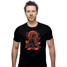 Load image into Gallery viewer, Daily_Deal_Shirts Fitted Shirts, Mens / Small / Black Blood Moon Rises