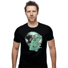 Load image into Gallery viewer, Shirts Fitted Shirts, Mens / Small / Black Her Knight