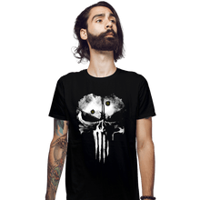 Load image into Gallery viewer, Shirts Fitted Shirts, Mens / Small / Black Punisher