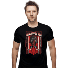 Load image into Gallery viewer, Shirts Fitted Shirts, Mens / Small / Black Knights Of Ren