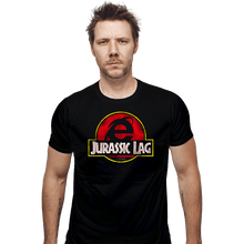 Load image into Gallery viewer, Daily_Deal_Shirts Fitted Shirts, Mens / Small / Black Jurassic Lag
