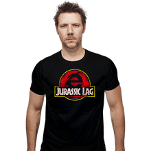 Load image into Gallery viewer, Daily_Deal_Shirts Fitted Shirts, Mens / Small / Black Jurassic Lag
