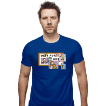 Load image into Gallery viewer, Daily_Deal_Shirts Fitted Shirts, Mens / Small / Royal Blue For Her