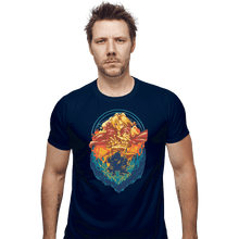 Load image into Gallery viewer, Shirts Fitted Shirts, Mens / Small / Navy Alchemist Of Steel