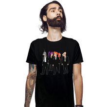 Load image into Gallery viewer, Daily_Deal_Shirts Fitted Shirts, Mens / Small / Black Reservoir Couriers