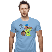 Load image into Gallery viewer, Shirts Fitted Shirts, Mens / Small / Powder Blue Carlton And Will