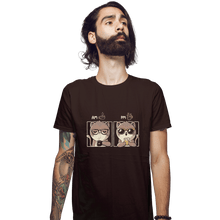 Load image into Gallery viewer, Shirts Fitted Shirts, Mens / Small / Dark Chocolate AM PM