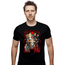 Load image into Gallery viewer, Daily_Deal_Shirts Fitted Shirts, Mens / Small / Black Enter The Vampire