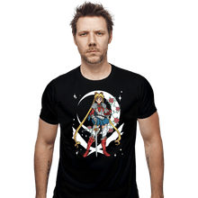 Load image into Gallery viewer, Daily_Deal_Shirts Fitted Shirts, Mens / Small / Black Full Armor Moon