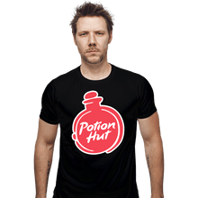 Load image into Gallery viewer, Daily_Deal_Shirts Fitted Shirts, Mens / Small / Black Potion Hut