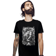 Load image into Gallery viewer, Shirts Fitted Shirts, Mens / Small / Black Cara Mia - Mon Cher