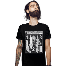 Load image into Gallery viewer, Shirts Fitted Shirts, Mens / Small / Black Vash The Stampede's Triguns