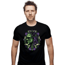 Load image into Gallery viewer, Daily_Deal_Shirts Fitted Shirts, Mens / Small / Black The Lonely Monster