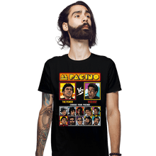 Load image into Gallery viewer, Shirts Fitted Shirts, Mens / Small / Black Pacino Fighter