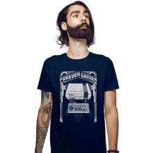Load image into Gallery viewer, Secret_Shirts Fitted Shirts, Mens / Small / Navy Forever Gamer NES