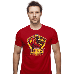 Shirts Fitted Shirts, Mens / Small / Red Gryffindors Lions