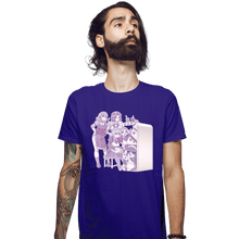 Load image into Gallery viewer, Daily_Deal_Shirts Fitted Shirts, Mens / Small / Violet Maid Arcade