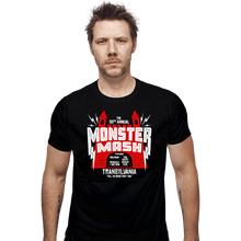 Load image into Gallery viewer, Daily_Deal_Shirts Fitted Shirts, Mens / Small / Black Monster Mash