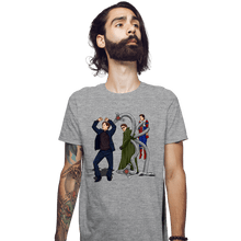 Load image into Gallery viewer, Shirts Fitted Shirts, Mens / Small / Sports Grey Spider Jealousy