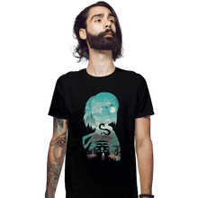 Load image into Gallery viewer, Shirts Fitted Shirts, Mens / Small / Black Midnight Spirit