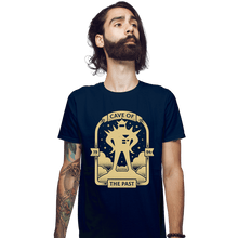 Load image into Gallery viewer, Shirts Fitted Shirts, Mens / Small / Navy Cave Of The Past