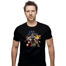 Load image into Gallery viewer, Shirts Fitted Shirts, Mens / Small / Black For A Drop Of Blood