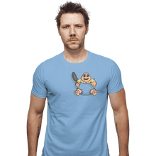 Load image into Gallery viewer, Shirts Fitted Shirts, Mens / Small / Powder Blue Baby Pocket