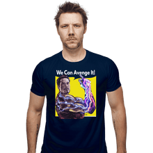 Load image into Gallery viewer, Shirts Fitted Shirts, Mens / Small / Navy We Can Avenge It!
