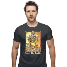 Load image into Gallery viewer, Secret_Shirts Fitted Shirts, Mens / Small / Charcoal Enter The Turtles