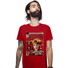 Load image into Gallery viewer, Daily_Deal_Shirts Fitted Shirts, Mens / Small / Red Holiday Stories