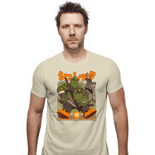 Load image into Gallery viewer, Secret_Shirts Fitted Shirts, Mens / Small / Sand Samurai Shrek