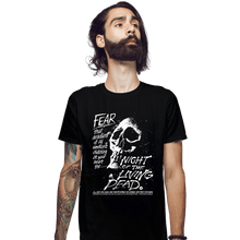 Load image into Gallery viewer, Daily_Deal_Shirts Fitted Shirts, Mens / Small / Black Fear!
