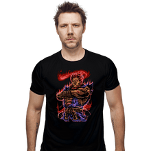 Load image into Gallery viewer, Secret_Shirts Fitted Shirts, Mens / Small / Black Akuma Fighter