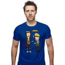 Load image into Gallery viewer, Daily_Deal_Shirts Fitted Shirts, Mens / Small / Royal Blue Most Metal Ever