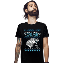 Load image into Gallery viewer, Secret_Shirts Fitted Shirts, Mens / Small / Black Ugly Winter