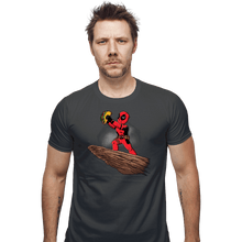 Load image into Gallery viewer, Daily_Deal_Shirts Fitted Shirts, Mens / Small / Charcoal The Tacos King